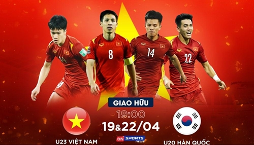 Xem trực tiếp U23 Việt Nam-U20 Hàn Quốc trên kênh nào?